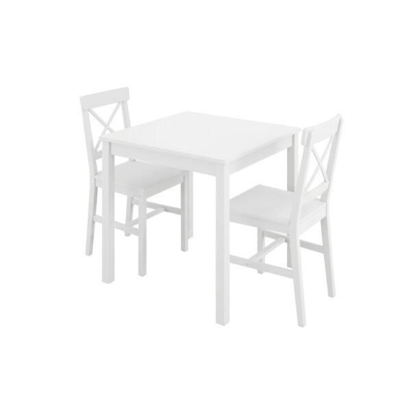 Frostford White 2 Seater Dining Table | Assembly Required