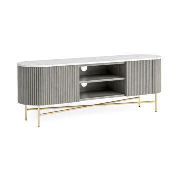 Isabelle Large Media Stand | Assembled