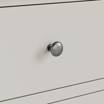 Langdale Grey 3 Drawer Bedside Cabinet | Assembled