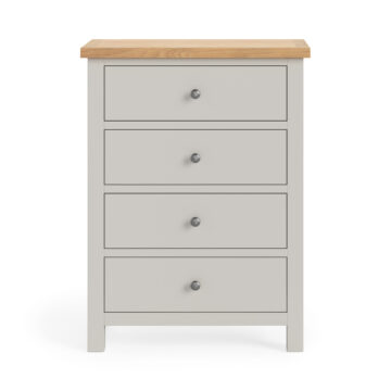 Langdale Grey 4 Drawer Chest | Assembled