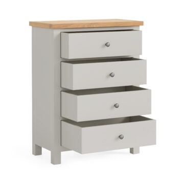 Langdale Grey 4 Drawer Chest | Assembled