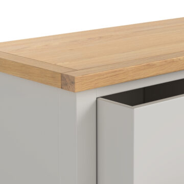 Langdale Grey 3 Over 4 Chest of Drawers | Assembled
