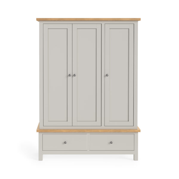 Langdale Grey Triple Wardrobe