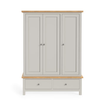 Langdale Grey Triple Wardrobe