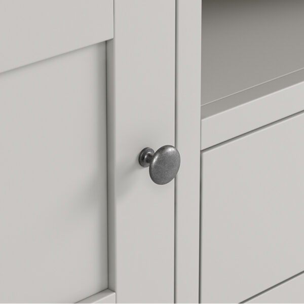 Langdale Grey Large TV Unit | Fully Assembled