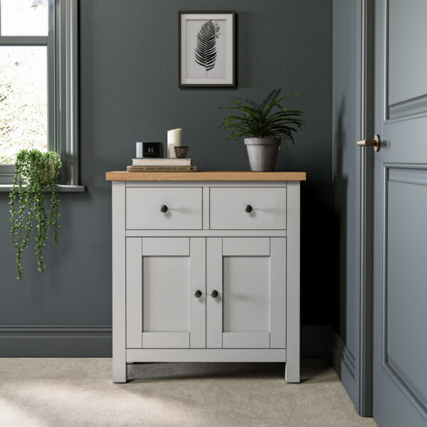 Langdale Grey Mini Sideboard | Fully Assembled