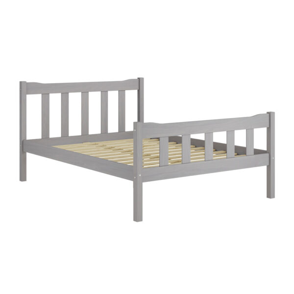Heathrow Grey King Size Bed | Assembly Required