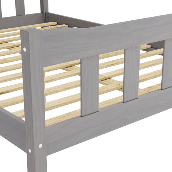 Heathrow Grey King Size Bed | Assembly Required