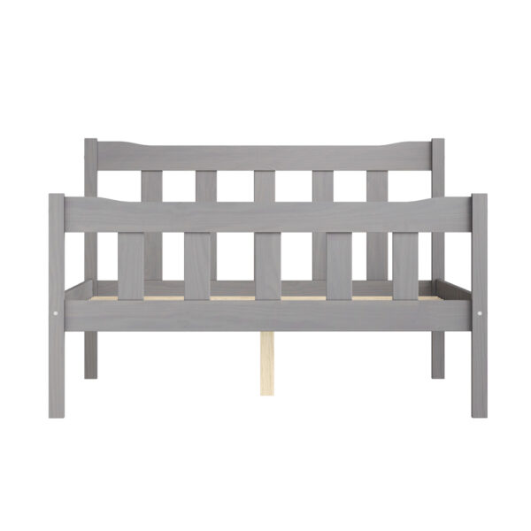 Heathrow Grey King Size Bed | Assembly Required