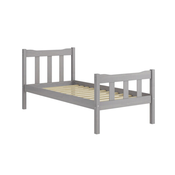 Heathrow Grey Single Bed | Assembly Required