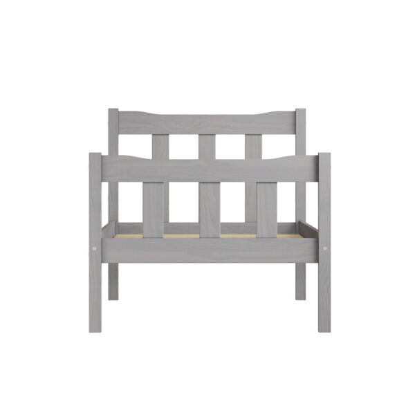 Heathrow Grey Single Bed | Assembly Required