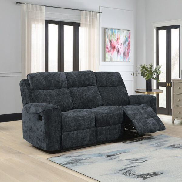 Ashbourne 3 Seater Recliner Dark Grey | Assembly Required