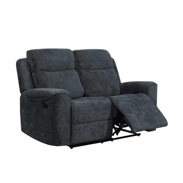 Ashbourne 2 Seater Recliner Dark Grey | Assembly Required