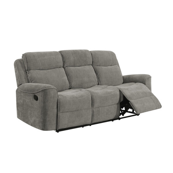 Ashbourne 3 Seater Recliner Light Grey | Assembly Required