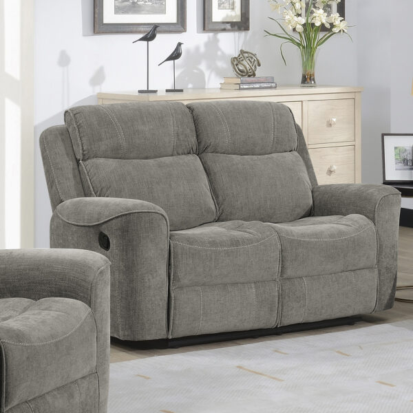 Ashbourne 2 Seater Recliner Light Grey | Assembly Required