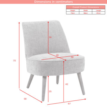 Monroe Bedroom Chair  | Teal