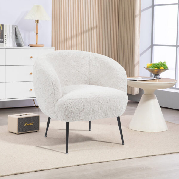 Hazel Bedroom Chair - Lamb White | Assembly Required