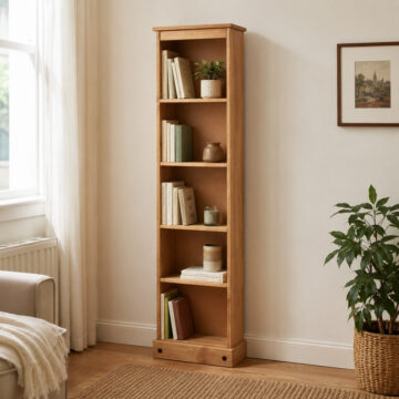 Azusa Tall Narrow Bookcase