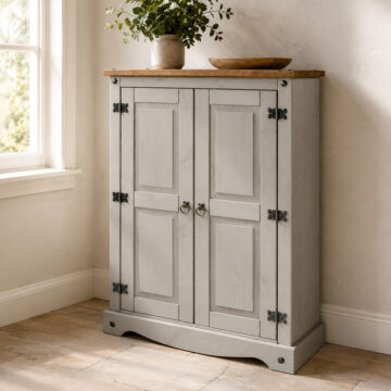 Azusa Grey 2 Door Cupboard Unit