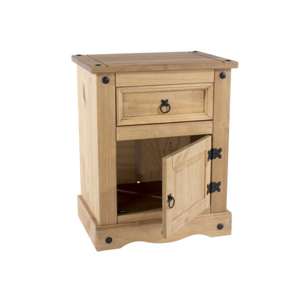 Azusa 1 Door, 1 Drawer Bedside Cabinet | Assembly Required