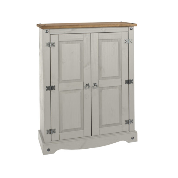 Azusa Grey 2 Door Cupboard Unit | Assembly Required