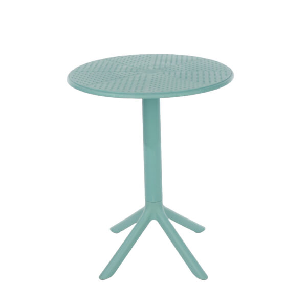 Sorini Garden 3 Piece Cala Bistro Table & 2 Chair Set Outdoor Grade, Sky Blue | Assembly Required