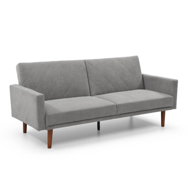Relax Linen Effect 3 Seater Sofa Bed - Grey | Assembly Required