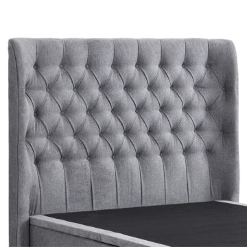 Kara Grey 5′ King Size Bed