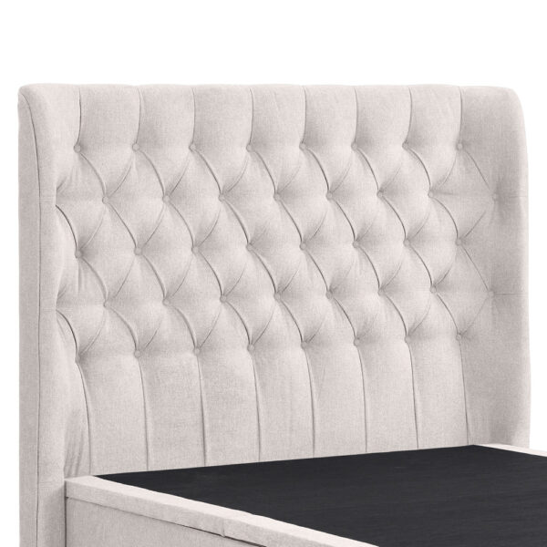 Kara 4'6 Bed Beige | Assembly Required