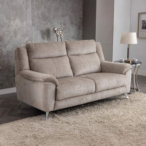Malmo Fixed 2 Seater Fossil | Assembly Required