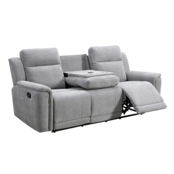 Winterton 3 Seater with Console – Light Grey