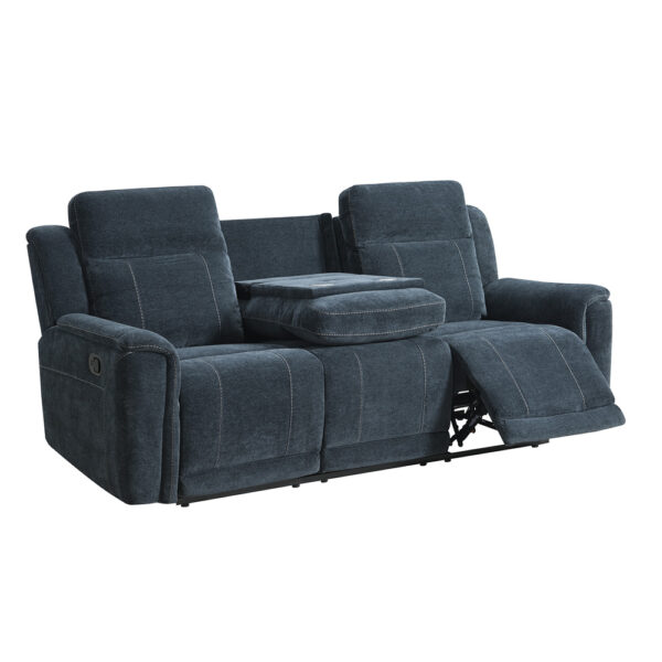 Winterton 3 Seater with Console Dark Grey