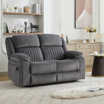 Dutch 2 Seater Recliner Slate Grey | Assembly Required