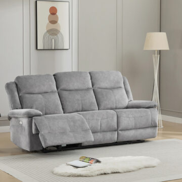 Stonebay 3 Seater Electric Recliner Dusk | Assembly Required