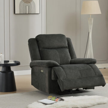 Stonebay Chair Electric Recliner Thunder | Assembly Required