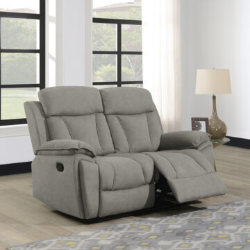 Worthington 2 Seater Recliner Grey | Assembly Required