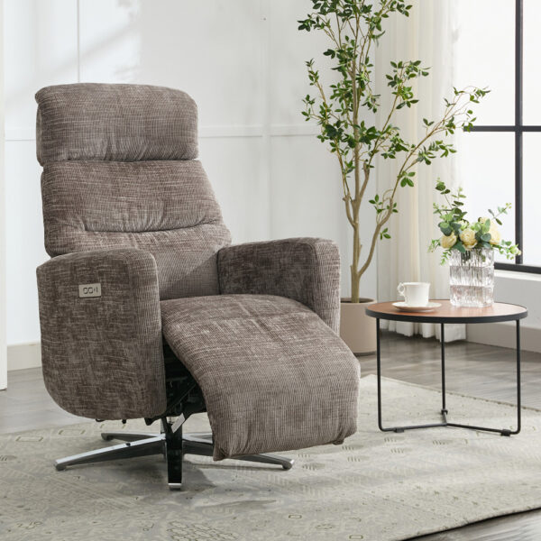 Monet TV Chair - Stone | Assembly Required