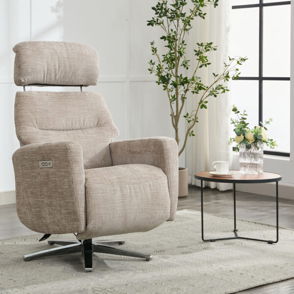 Monet TV Chair - Fossil | Assembly Required