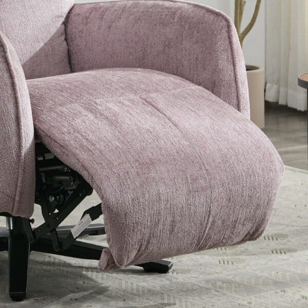 Noble Fabric Swivel Chair - Lavender | Assembly Required
