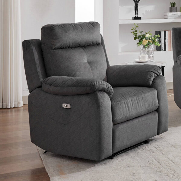 Verano Chair Electric Recliner Anthracite | Assembly Required