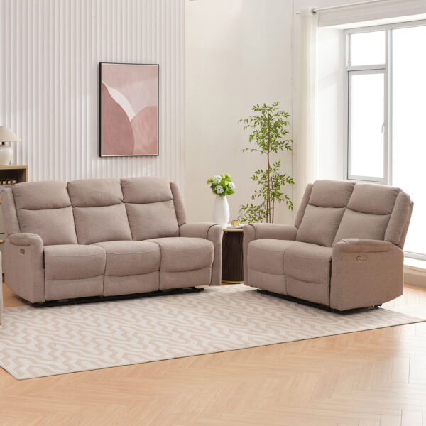 Nexus 3+2 Taupe Suite | Assembly Required