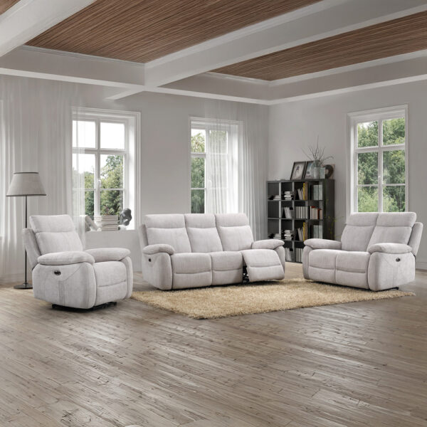 Carrington 3+1+1 Suite Cement (Electric) | Assembly Required