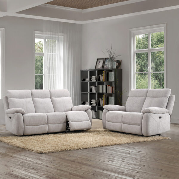 Carrington  3+2 Suite Cement (Electric) | Assembly Required