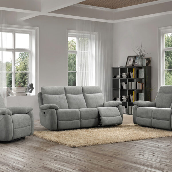 Carrington 3 Seater Taupe Electric | Assembly Required