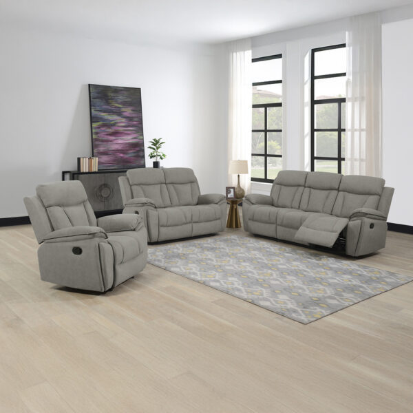 Worthington 3 Seater Recliner Grey | Assembly Required