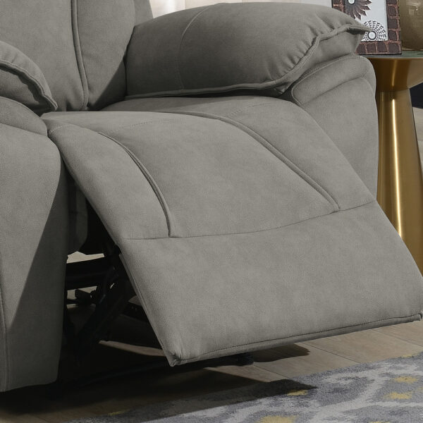 Worthington 3 Seater Recliner Grey | Assembly Required