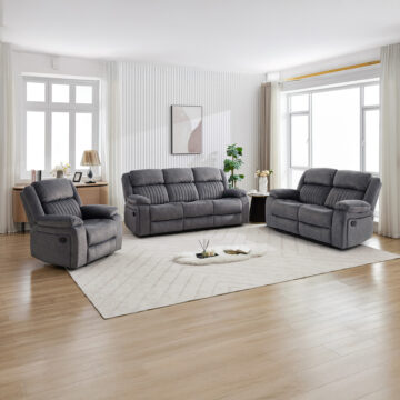 Dutch 3+1+1 Suite Slate Grey | Assembly Required