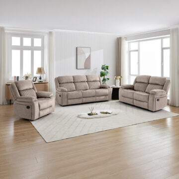 Dutch 3+1+1 Suite Taupe | Assembly Required