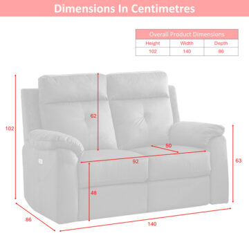 Verano  3+2  Fabric Suite Anthracite (Electric)