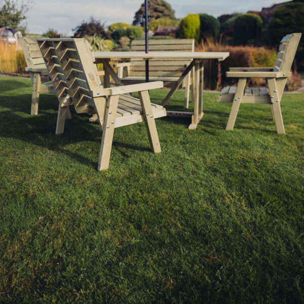 Clover Table Set - Sits 6 | Assembly Required